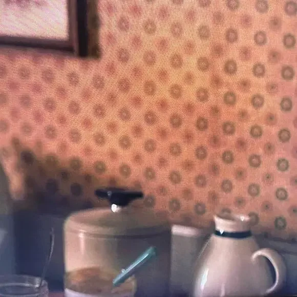 Vintage West Bend 3-pc Ombre Metal Kitchen Canister Set: Flour, Sugar, Tea Food Storage